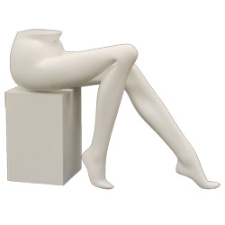 Female Mannequin Legs Sitting on Pedestal