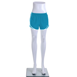 Ladies Standing Mannequin Legs Display - Gloss White