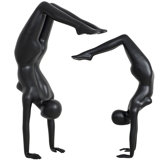 Yoga Mannequin in a Scorpion Pose