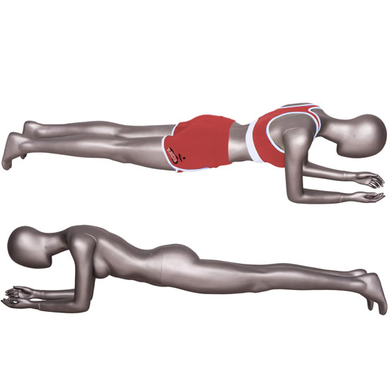 Female Fitness Mannequin in Plank Pose
